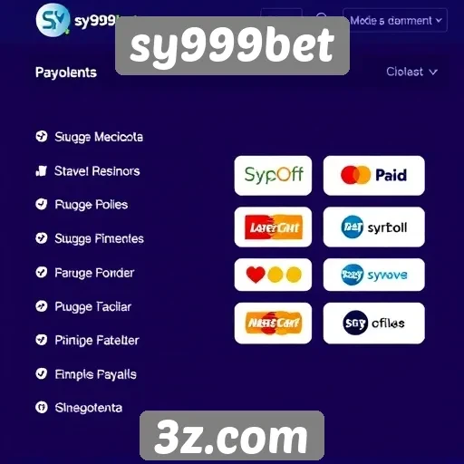 sy999bet | métodos de pagamento no sy999bet